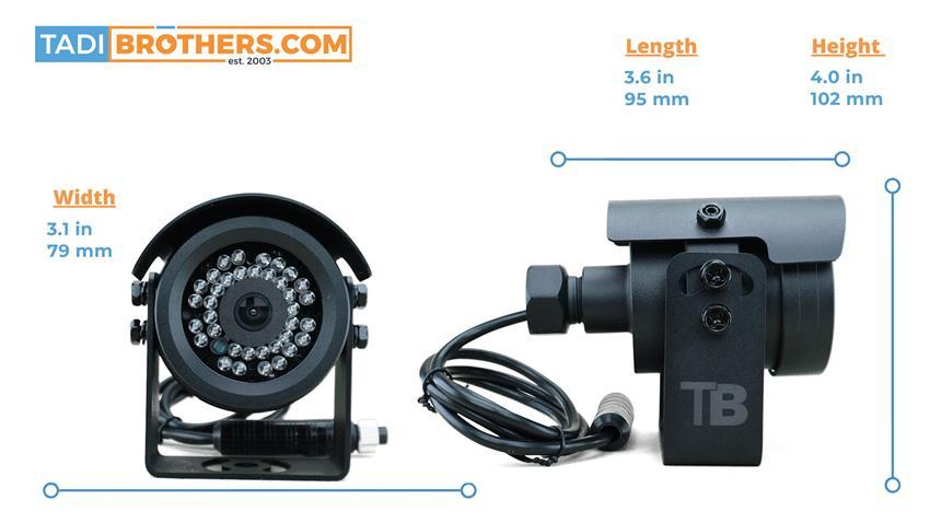 Tactical 7-Inch Ruggedized Monitor with 4 Military Grade Anti Explosion Cameras