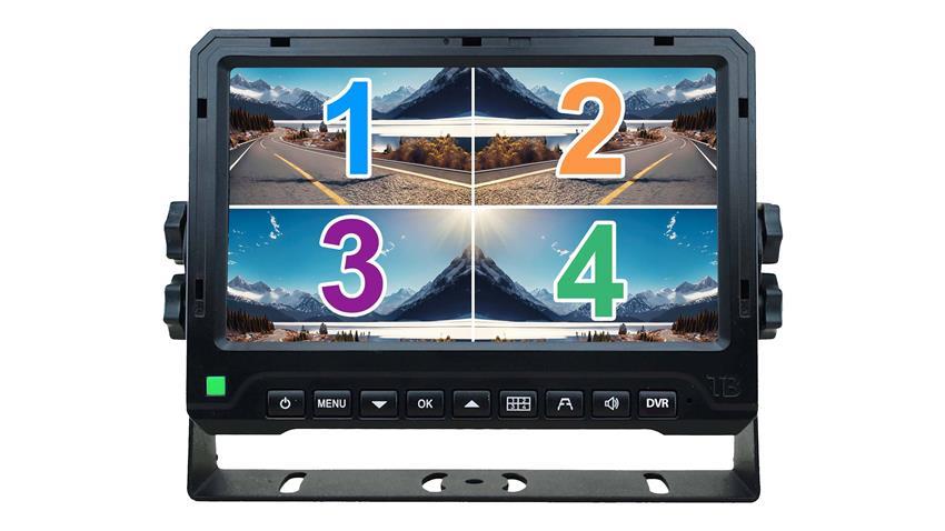 1080P 9-Inch Ultra Hi-Def Rear View Monitor for AHD Backup Cameras Only