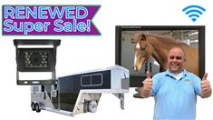 REFURBISHED 7-Inch Horse Trailer Monitor with Wireless Mounted Backup Camera